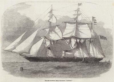 The New Colonial Steam War-Sloop Victoria by Edwin Weedon